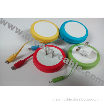 Micro USB Wall Charger with Cable for Samsung Android Mobile Phone